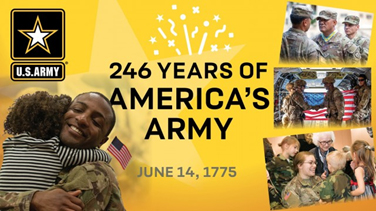 Army birthday graphic Army birthday graphic