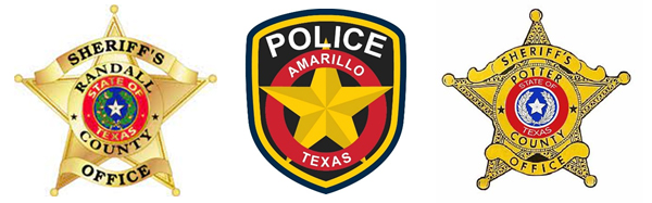 Randall County Sheriff's Office, Amarillo Police Department, Potter County Sheriff's Office