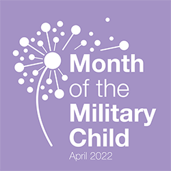 Month of the Military Child graphic Month of the Military Child graphic