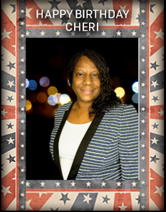 Happy Birthday Cheri!