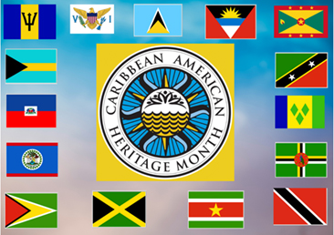 Caribbean American Heritage Month graphic