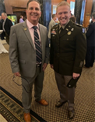 PaYS Marketer Michael O'Brien and LTC Andrew Betson, PMS, Washington University (St. Louis).