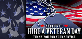 National Hire a Veteran Day graphic National Hire a Veteran Day graphic