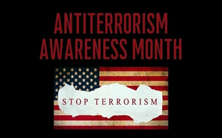 Antiterrorism Awareness Month graphic Antiterrorism Awareness Month graphic