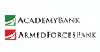 Academy Bank and Armed Forces Bank logo Academy Bank and Armed Forces Bank logo