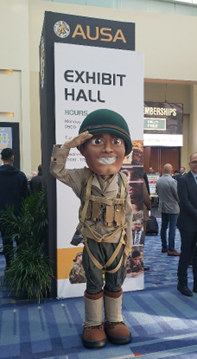 New AUSA Mascot, SGT R Hero New AUSA Mascot, SGT R Hero
