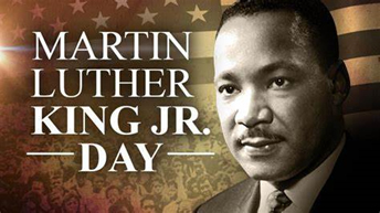 Martin Luther King Jr. Day graphic