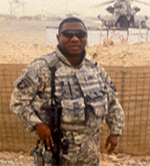LTC (R) Rodgers during a deployment in support of Operation Iraqi Freedom.