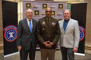 (l-r) Mr. Crane, GEN Brito, and Mr. Prahl after solidifying the company’s partnership with the Army PaYS Program. 