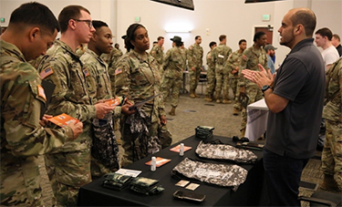 Soldiers learn about the PaYS Program