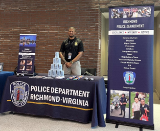 Detective McKinnon participated in the CASCOM Industry Day Event, at Ft. Gregg-Adams, VA