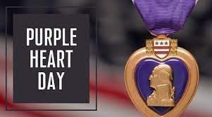 Purple Heart Day graphic