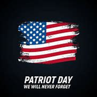 Patriot Day flag graphic