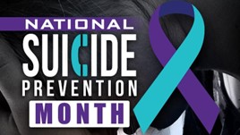 National Suicide Awareness and Prevention Month graphic