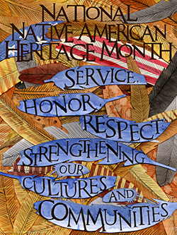 Native American Heritage Month poster