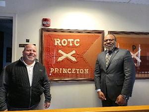 Patrick Roach, ROO, Princeton University ROTC and Samuel Armstrong Patrick Roach, ROO, Princeton University ROTC and Samuel Armstrong