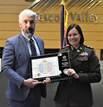 LTC Tammy Bogart and Mayor Kell Palguta LTC Tammy Bogart and Mayor Kell Palguta