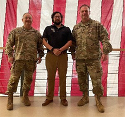 Mr. Carter with NEARNG Soldiers Mr. Carter with NEARNG Soldiers