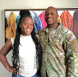 Velvett Jenkins and husband Velvett Jenkins and husband