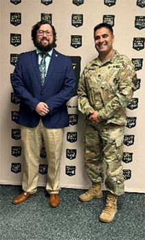 Mr. Carter (l) with Battalion Commander, LTC Ashkan Angha Mr. Carter (l) with Battalion Commander, LTC Ashkan Angha