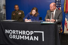 COL Thomas witnessed Dr. Schaefer and Mr. DeMauro sign the ceremonial MOA. COL Thomas witnessed Dr. Schaefer and Mr. DeMauro sign the ceremonial MOA.
