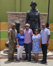 SGM Alberto Roche and his Mother, Father, Sister, and Brother at his Change of Responsibility Ceremony SGM Alberto Roche and his Mother, Father, Sister, and Brother at his Change of Responsibility Ceremony