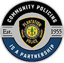 Plantation Police logo Plantation Police logo