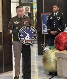 LTG Francis shared his remarks