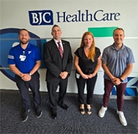Blake, Roy, Julie, and AC at BJC Healthcare Blake, Roy, Julie, and AC at BJC Healthcare