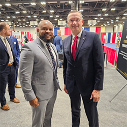 PaYS Marketer Victor Fleming and Secretary of Veteran Affairs Mr. Collins. PaYS Marketer Victor Fleming and Secretary of Veteran Affairs Mr. Collins.