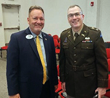 Fort Hood Garrison Commander COL Mark McClellan and Mayor Michael Blomquist Fort Hood Garrison Commander COL Mark McClellan and Mayor Michael Blomquist