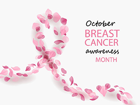 Breast Cancer Awareness Month graphic Breast Cancer Awareness Month graphic