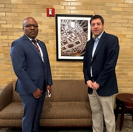 Samuel met with Johnathan while visiting John Hopkins Health System