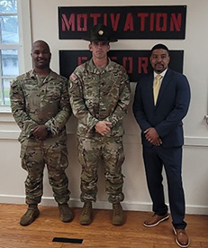 SSG Hunt, SFC Maverick, and Kevin