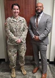 Victor and Huntsville Company Commander CPT Frank Victor and Huntsville Company Commander CPT Frank