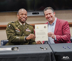 LTC Johnson and Mayor Golden LTC Johnson and Mayor Golden