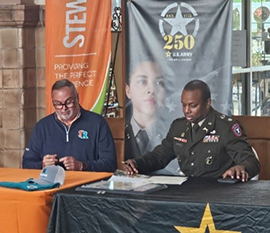 LTC Johnson and Mr. Grimes Sign MOA LTC Johnson and Mr. Grimes Sign MOA