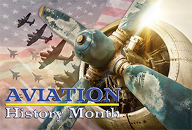 Aviation History Month graphic