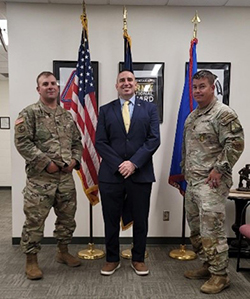 Roy with LTC Dighans and SGM Clement