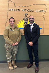 LTC Annabel Ortega and Alfredo Harris