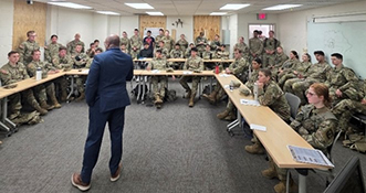 Samuel and Wisconsin University ROTC