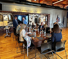 Crancena with key civic leaders in New Hampshire