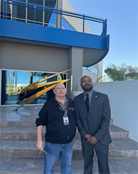 Frank with Mr. Bartholomew Fitzpatrick