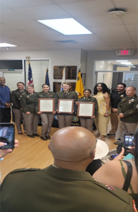 Commissioning ceremony for newly commissioned officers 