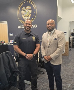 Victor with CPL Dilone of Orlando Police Department