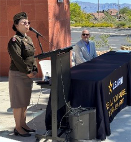 LTC Song delivers remarks