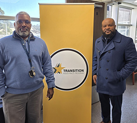 Installation TAP Manager Timothy Jones and Marketer Victor Fleming Installation TAP Manager Timothy Jones and Marketer Victor Fleming