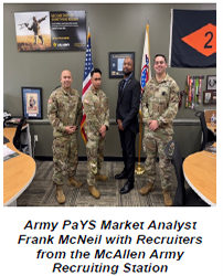 McAllen Army recruiting station Recruiters and Frank McNeil