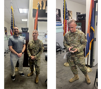 Roy and MSG Champine --- MSG Champine registers for Army PaYS Roy and MSG Champine --- MSG Champine registers for Army PaYS