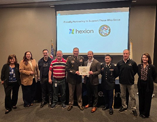 Hexion Staff and the Columbus Recruiting Battalion Staff